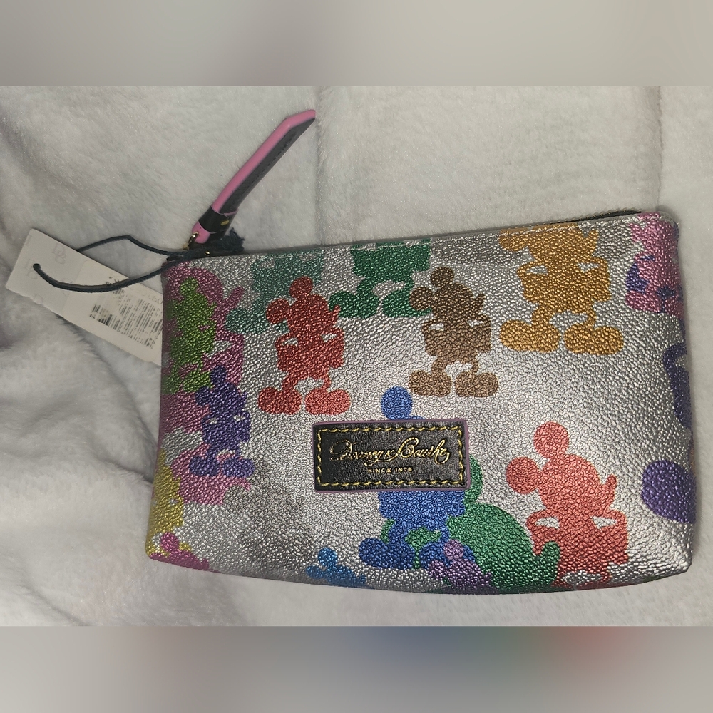Disney Parks Dooney and Bourke 10th Anniversary Mickey Mouse Cosmetic Case - Picture 2 of 6